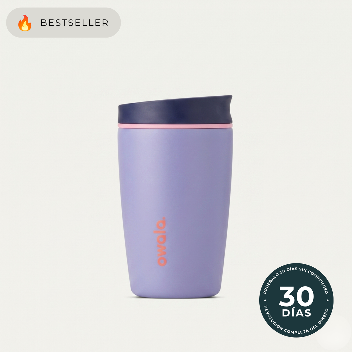 Owala | Tumbler Térmico de Acero Inoxidable con Tecnología SmoothSip™