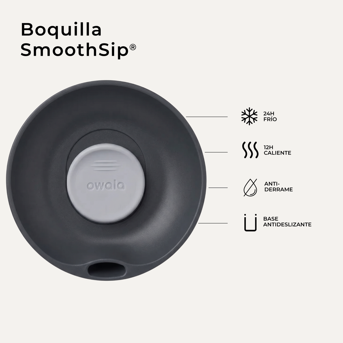 Owala | Tumbler Térmico de Acero Inoxidable con Tecnología SmoothSip™