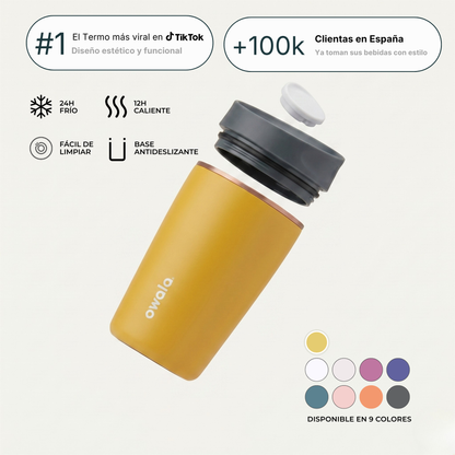 Owala | Tumbler Térmico de Acero Inoxidable con Tecnología SmoothSip™