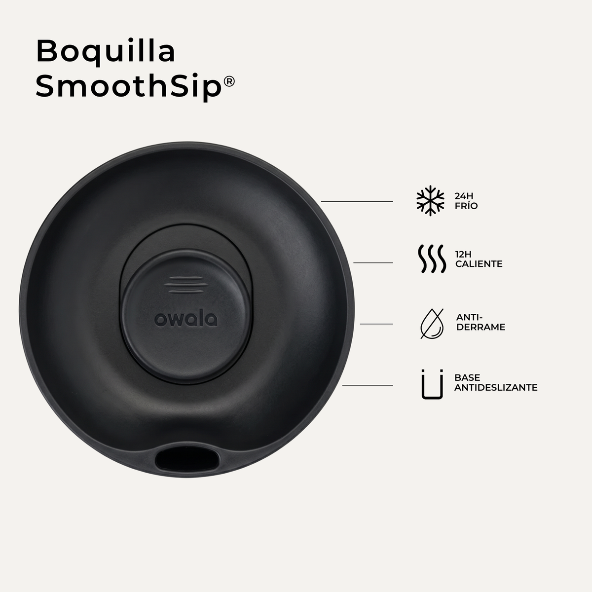 Owala | Tumbler Térmico de Acero Inoxidable con Tecnología SmoothSip™