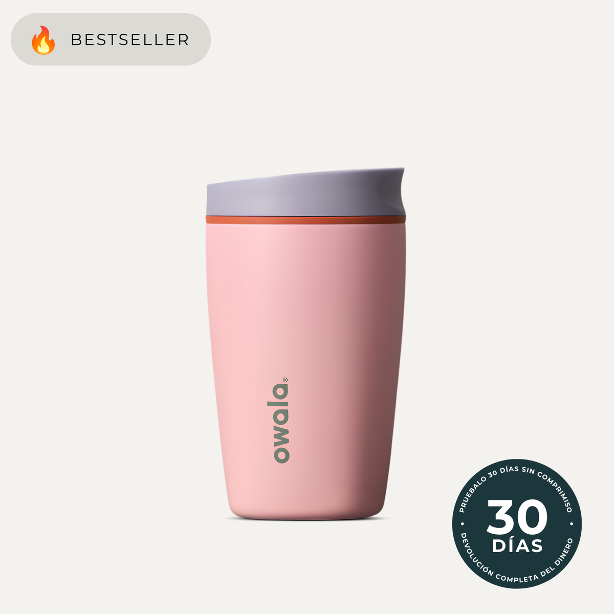 Owala | Tumbler Térmico de Acero Inoxidable con Tecnología SmoothSip™
