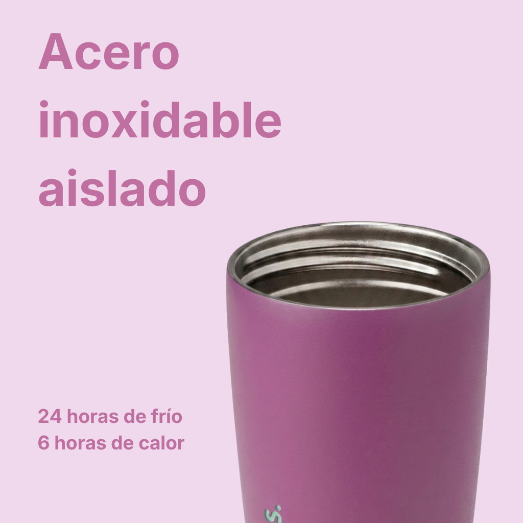 Sorbitos | Tumbler Térmico de Acero Inoxidable con Tecnología SmoothSip™