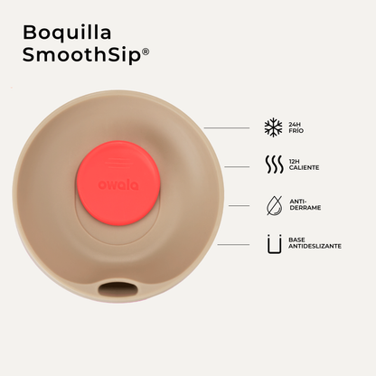 Owala | Tumbler Térmico de Acero Inoxidable con Tecnología SmoothSip™