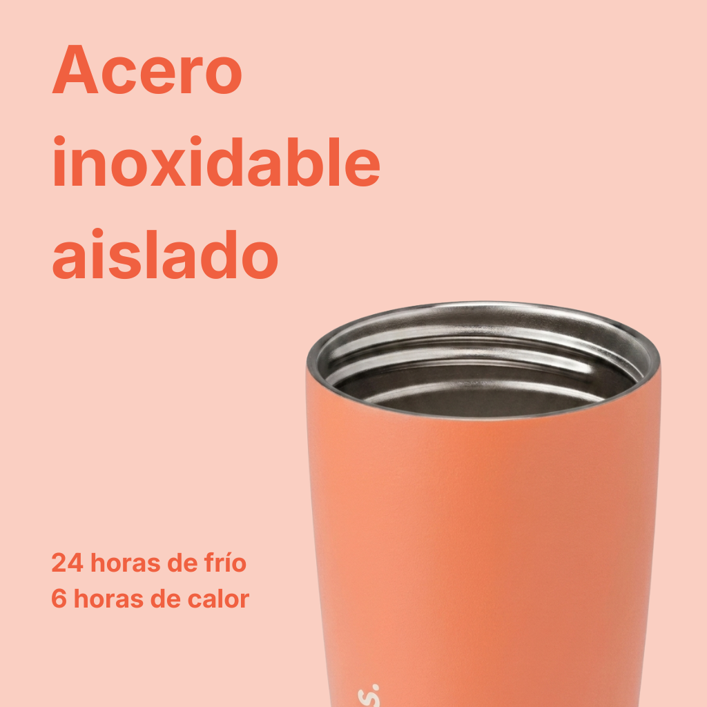 Sorbitos | Tumbler Térmico de Acero Inoxidable con Tecnología SmoothSip™