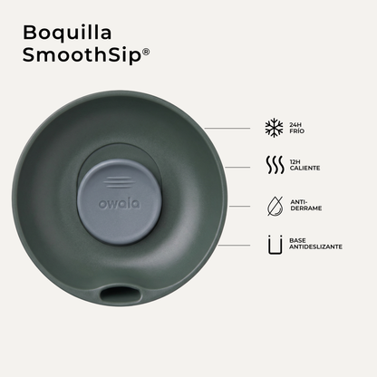 Owala | Tumbler Térmico de Acero Inoxidable con Tecnología SmoothSip™