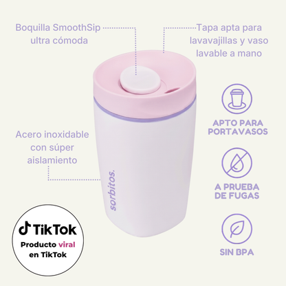 Sorbitos | Tumbler Térmico de Acero Inoxidable con Tecnología SmoothSip™