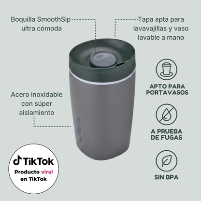 Sorbitos | Tumbler Térmico de Acero Inoxidable con Tecnología SmoothSip™